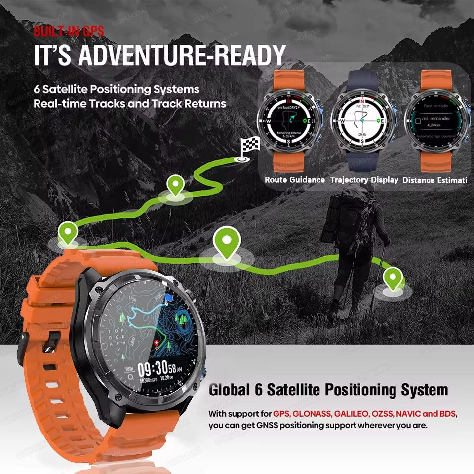 GPS AMOLED Smart Sport Watch